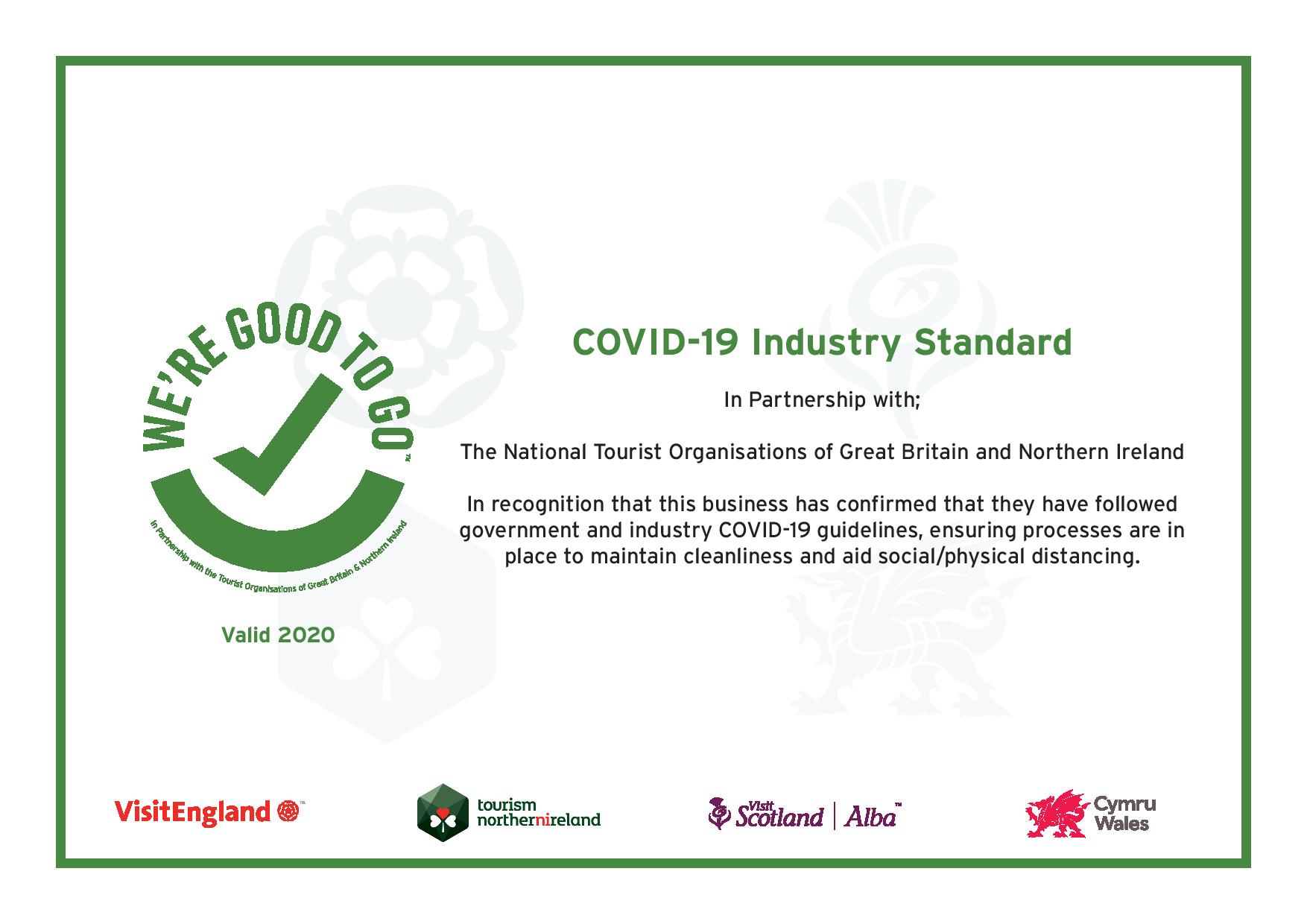 We're good to go certification 